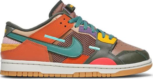 Кроссовки Nike Dunk Low 'Scrap', многоцветный