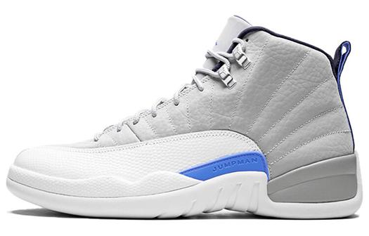 Кроссовки JORDAN 12 Retro Grey University Blue