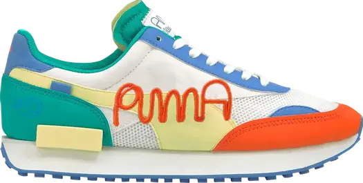 Кроссовки Puma Mr. Doodle x Future Rider Puma Wordmark Embroidery, разноцветный