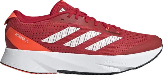 Кроссовки Adidas Adizero SL 'Scarlet Solar Red', красный