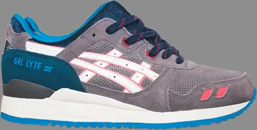 Кроссовки gel lyte 3 'winter blues' Asics, серый