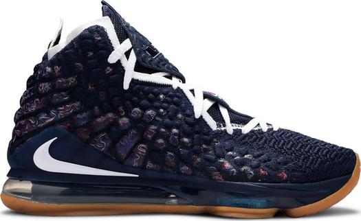 Кроссовки Nike LeBron 17 'UConn', синий