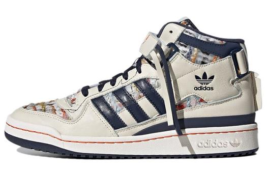 Кроссовки adidas originals Forum Mid White Navy
