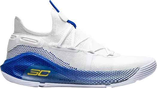 Кроссовки Under Armour Curry 6 Dub Nation, белый