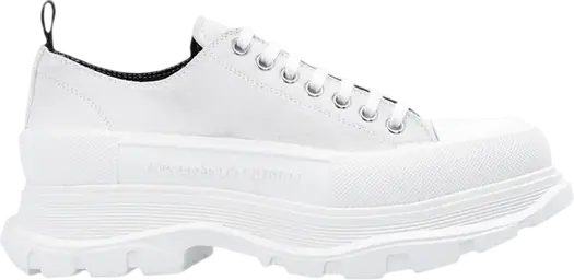 Кроссовки Alexander McQueen Tread Slick Lace-Up White, белый