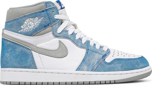 Кроссовки Air Jordan 1 Retro High OG Hyper Royal, голубой