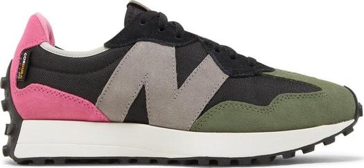 Кроссовки New Balance 327 'Black Pink Green', черный