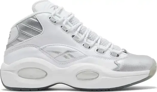 Кроссовки question mid '25th anniversary' Reebok, белый
