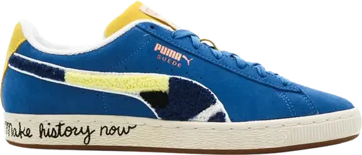 Кроссовки Puma Black Fives x Suede Classic Jr Star Sapphire, синий