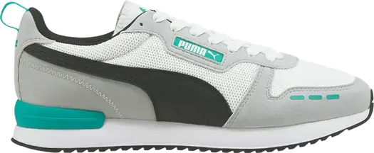 Кроссовки Puma R78 White Spectra Green, белый