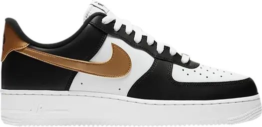 Кроссовки Nike Air Force 1 '07 'Black Gold', черный