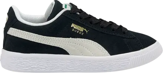 Кроссовки Puma Suede Classic 21 Jr Black White, черный