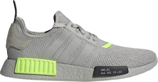 Кроссовки Adidas NMD_R1 'Signal Green', серый
