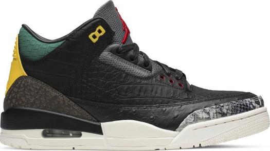 Кроссовки Air Jordan 3 Retro SE Animal Instinct 2.0, черный