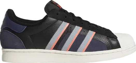 Кроссовки Adidas Superstar 'Black Magic Grey', черный