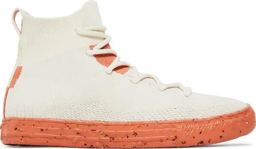 Кроссовки Converse Renew Chuck Taylor All Star Crater Knit High Egret Cedar Bark, кремовый