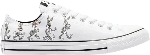 Кроссовки Converse Looney Tunes x Chuck Taylor All Star Low 80th Anniversary - Bugs Bunny, белый