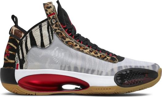 Кроссовки Jayson Tatum x Air Jordan 34 Welcome To The Zoo, разноцветный
