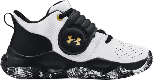 Кроссовки Under Armour Zone BB PS White Black, белый