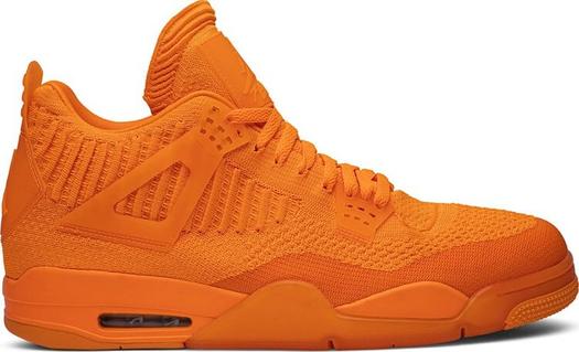 Кроссовки Air Jordan 4 Flyknit Total Orange, оранжевый