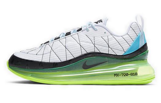 Кроссовки Nike Air Max 720 Lifestyle Unisex, белый/черный/светло-зеленый