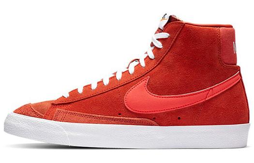 Кроссовки Nike Blazer Mid 77 Mantra, темно-оранжевый/белый