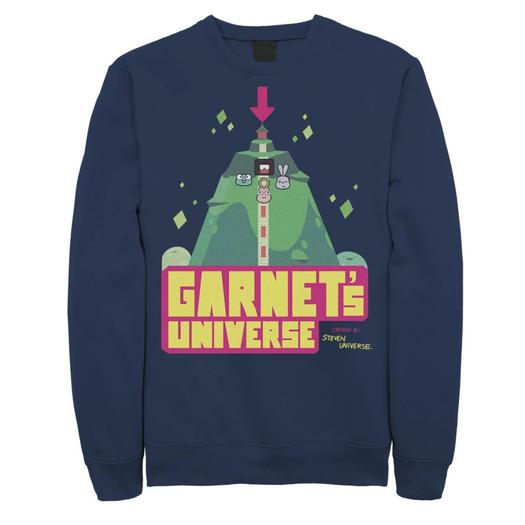 Мужской свитшот с героями мультфильмов Cartoon Network Вселенная Стивена Garnet's Universe Licensed Character, синий