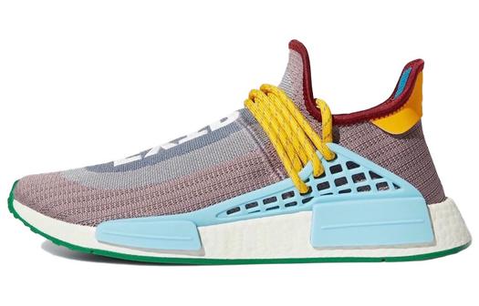 Кроссовки Adidas Originals Pharrell Hu Lifestyle Unisex, темно-фиолетовый/голубой