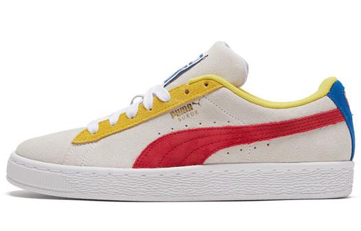 Кроссовки PUMA Suede Classic 'White Gray Red'
