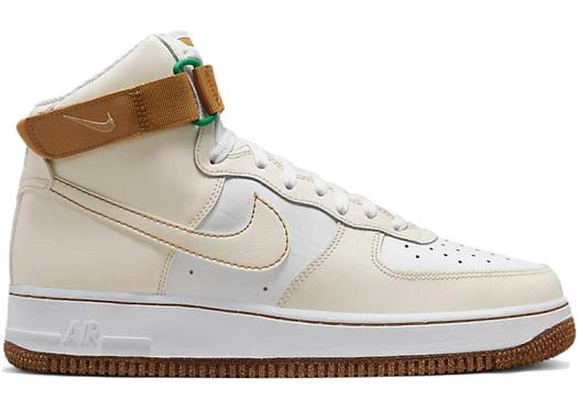 Кроссовки Nike Air Force 1 High '07 LV8 EMB, белый / коричневый