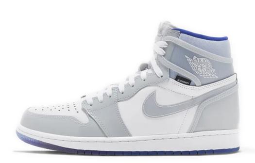 Кроссовки JORDAN 1 Retro High Zoom White Racer Blue