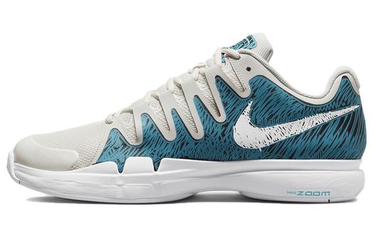 Кроссовки Nike Court Zoom Vapor 9.5 Tour Premium, кремовый/бирюзово-синий