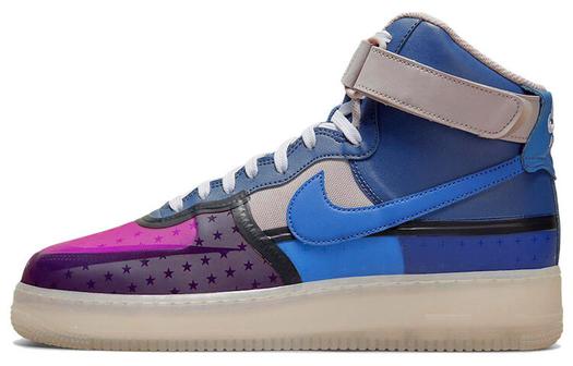 Кроссовки Nike Air Force 1 High '07 Premium Thunder Blue Pink Prime