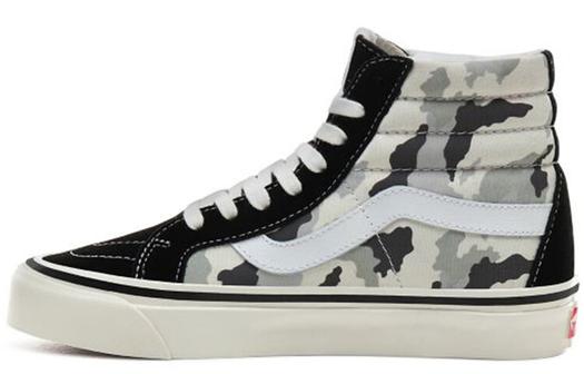 Кроссовки Vans SK8 Hi 38 DX Anaheim Factory Camo/Gray