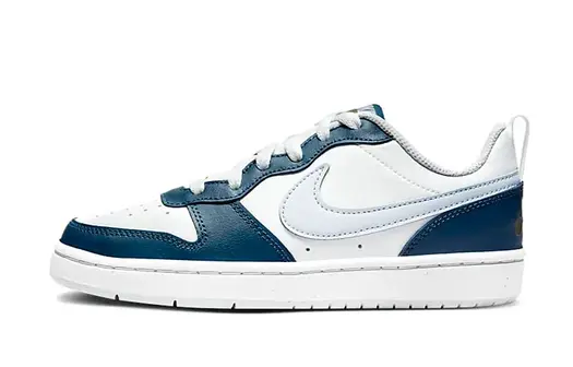 Кроссовки Nike Court Borough Low 2 SE GS, белый/синий