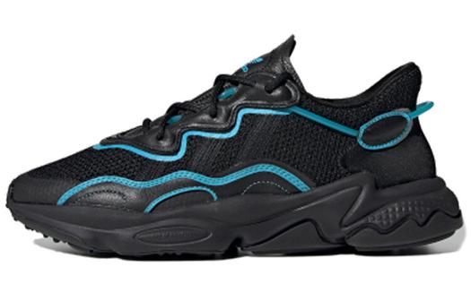 Кроссовки Adidas Originals Ozweego Core Black Bright Cyan
