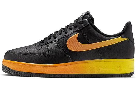 Кроссовки Nike Air Force 1 Low Black Yellow Orange