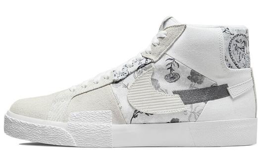 Кроссовки Nike Sb Zoom Blazer Mid Premium, белый/серый