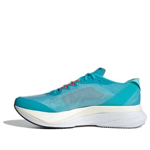 Кроссовки Adidas Adizero Boston 12 Running Shoes 'Flash Aqua Cloud White', синий