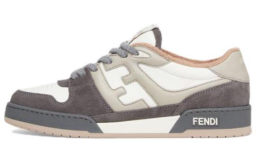 Кроссовки Fendi Match Skate, белый/серый