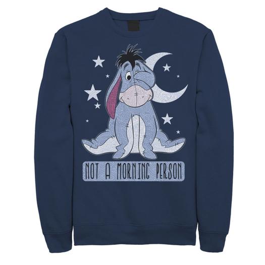 Мужской свитшот Disney Winnie The Pooh Eeyore Not A Morning Person Licensed Character