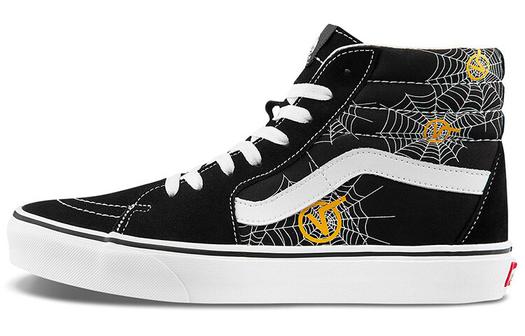 Кроссовки Vans SK8 Hi Black/White/Yellow