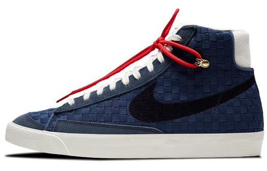 Кроссовки Nike Blazer Mid 77 Vintage, темно-синий/черный