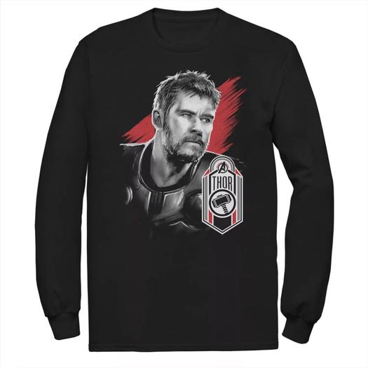 Мужской пуловер с плакатом «Тор» в стиле Marvel Avengers Endgame Licensed Character