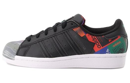Кроссовки Adidas Originals Originals Superstar Shoes 'Core Black Purple Green'
