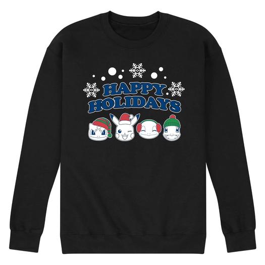 Мужской свитшот Pokémon Happy Holidays Licensed Character