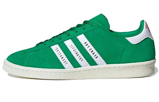 Кроссовки Adidas Originals Campus Skateboarding Unisex, зеленый/белый