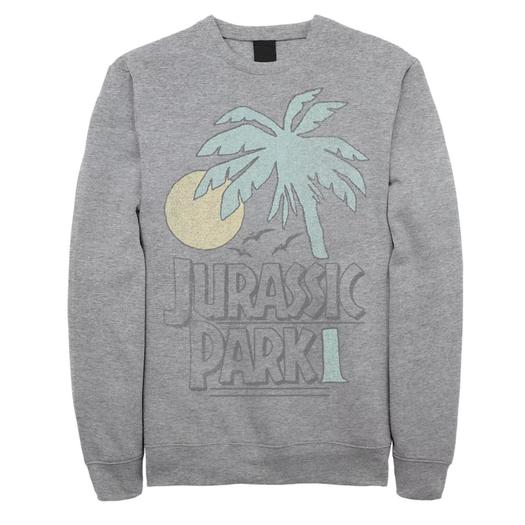 Мужской свитшот с логотипом «Парк Юрского периода» Palm Tree Sunset Licensed Character