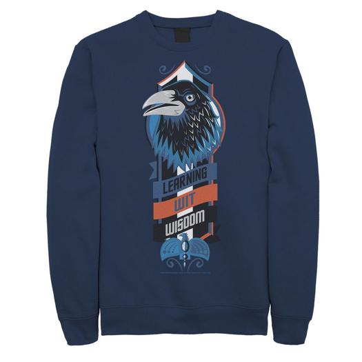 Мужской флисовый пуловер с логотипом Ravenclaw Learning Wit Wisdom Harry Potter