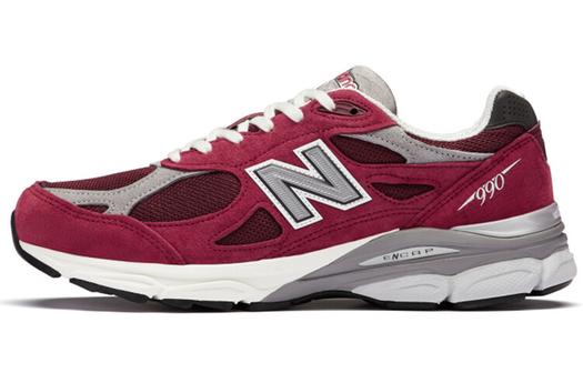 New Balance 990v3 MiUSA Тедди Сантис Скарлет